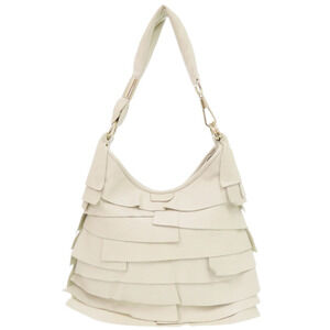 Excellent condition Yves Saint Laurent Tropez 122245 leather white handbag, w...